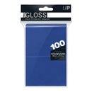Gloss Standard Card Sleeves Blue 100 Card Sleeve by Ultra Pro 1