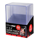 3in x 4in Super Thick 360pt Toploaders 5 Pack 1