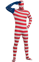 U. S. Flag 2nd Skin Suit Costume 1