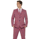 Union Jack Suit Adult Red Blue Patriotic Costume 2