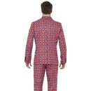 Union Jack Suit Adult Red Blue Patriotic Costume 3