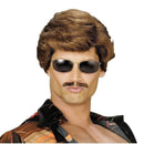 Used Car Salesman Wig Brown 80s Miami Hairdo 1