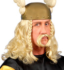 Gaulois Wig With Moustache In Box