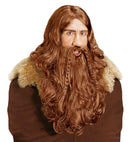 Viking Wig With Beard & Moustache In Box