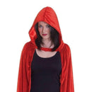 Velvet Red Hooded Cloak Ladies Costume 1