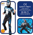 Venom Costume Kids Black Symbiote Spiderman Suit 5