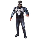 Venom Costume Mens Muscle Chest Spiderman Black Symbiote Suit 1