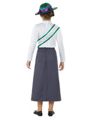 Victorian Suffragette Costume Kids Grey 5