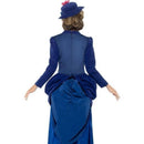 Victorian Vixen Deluxe Costume Adult Blue Dress Top and Hat 2