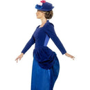 Victorian Vixen Deluxe Costume Adult Blue Dress Top and Hat 3