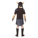 Viking Girl Costume Brown Child Warrior_3