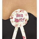 Vintage Bride To Be Rosette Adult Multi 1