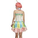 Vintage Clown Fever Deluxe Costume Adult White Blue Green 3