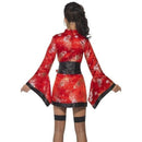 Vodka Geisha Costume Red Dress Belt Shot Glass Holders 3