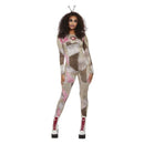 Voodoo Doll Costume Bodysuit for Women 1