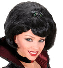 Black Widow Wig With Spider In Box