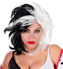Black & White Wig In Box