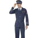 WW2 Air Force Captain Costume Adult Blue RAF 2
