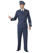 WW2 Air Force Captain Costume Adult Blue RAF 1