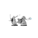 D&D Unpainted Miniatures: Human Male Wizard 3