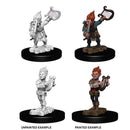 Gnome Male Bard Pathfinder Deep Cuts Unpainted Miniatures W5 Miniature Game by Wiz Kids 1