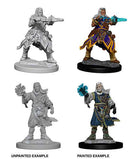 Pathfinder Deep Cuts Unpainted Miniatures: Male Human Wizard 1