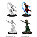 Pathfinder Deep Cuts Unpainted Miniatures: Female Human Wizard 3