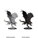 D&D Nolzur's Marvelous Unpainted Miniatures: Young Black Dragon 1