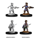 Pathfinder Deep Cuts Unpainted Miniatures: Female Halfling Rogue 1