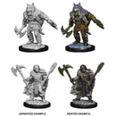 Male Half Orc Barbarian D and D Nolzurs Marvelous Unpainted Miniatures W9 100D and D Miniature Game by Wiz Kids 1