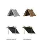 Tent and Lean To WizKids Deep Cuts Unpainted Miniatures W10 100DEEP Miniature Game by Wiz Kids 1