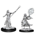 Female Elf Sorcerer D and D Nolzurs Marvelous Unpainted Miniatures W12 Miniature Game by Wiz Kids 1