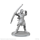 Pathfinder Battles Deep Cuts Unpainted Miniatures Elf Hunter and Catfolk Bandit