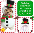 Walking Snowman Pet Costume 3