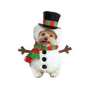 Walking Snowman Pet Costume 1