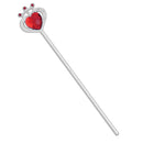 Wand Red Plastic Stone Costume Accessory 1