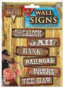 Way Out West Signs Multi Party Goods Unisex 1