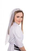Wedding Veil Instant Disguise Hen Night Joke Bride 1