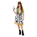 Western Cowgirl Costume Yellow 1