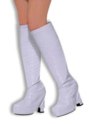 White Go Go Boot Tops Disco Costume Accessory 1