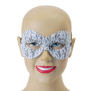 White Lace Domino Eye Masks Unisex 1
