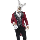 White Rabbit Deluxe Adult Costume Red Jacket Mask 1