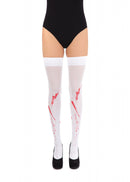 White Stockings with Blood Stain Costume Accessory 1