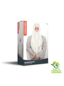 White Wizard Wig and Long Beard Gandalf Hair 4