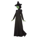 Wicked Witch Costume Adult Long Black Dress and Hat 3