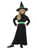 Wicked Witch Costume Kids Black Green 4