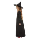 Wicked Witch Girl Costume Child Black Dress with Hat 3