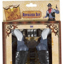 Wild West Gun Set Adult Grey 18cm 1