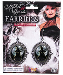 Witches Cameo Earrings Costume Accessories 1