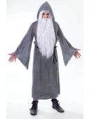 Wizard Cloak Grey Adult Gandalf Costume 3